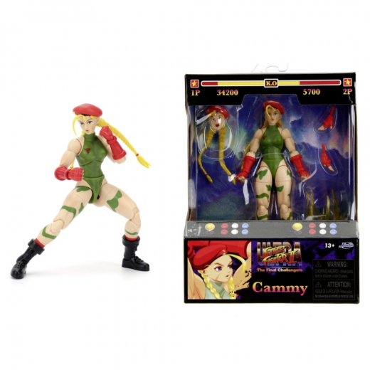 Street Fighter II Cammy Actionfigur 15 cm i gruppen LEKSAKER / Figurer och lekset hos Spelexperten (9334690314R00)