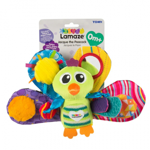 Lamaze - Jacques Påfågel i gruppen LEKSAKER / Barn & baby / Barn & babyleksaker hos Spelexperten (941-27013)