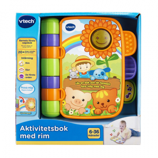Vtech Baby Aktivitetsbok med Rim i gruppen LEKSAKER / Barn & baby hos Spelexperten (950-138321)