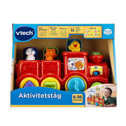 Vtech Baby Aktivitetståg i gruppen LEKSAKER / Barn & baby hos Spelexperten (950-151121)