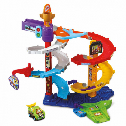 Vtech Toot Toot Ultimate Corkscrew Tower i gruppen LEKSAKER / Leksaksfordon hos Spelexperten (950-535021)