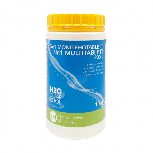 H2O 3in1 Multitablett 200 g i gruppen LEKSAKER / Vattenlek / Pooler hos Spelexperten (95023102)