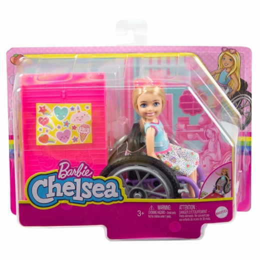 Barbie Chelsea med Rullstol i gruppen LEKSAKER / Barbie hos Spelexperten (960-0161)