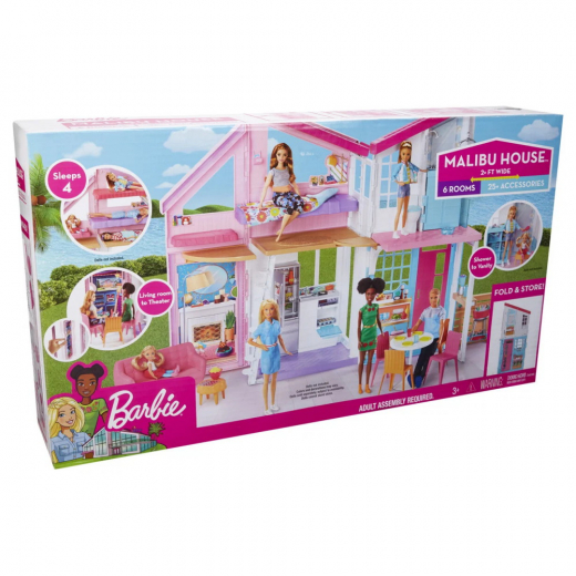 Barbie Malibu House i gruppen LEKSAKER / Barbie hos Spelexperten (960-0407)