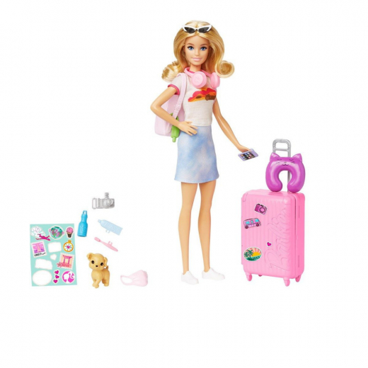 Barbie Travel Malibu Playset i gruppen LEKSAKER / Barbie hos Spelexperten (960-0933)