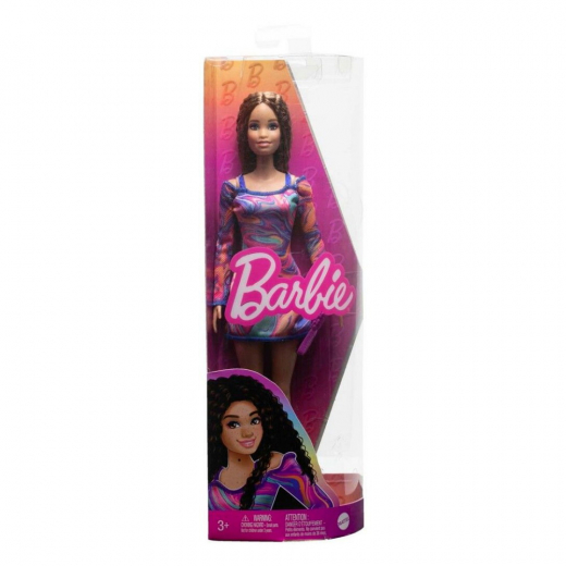 Barbie Fashionista Doll Rainbow Marble Swirl i gruppen LEKSAKER / Barbie hos Spelexperten (960-2321)