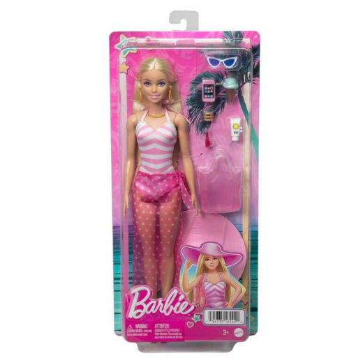 Barbie Classics Beach Day Barbie i gruppen LEKSAKER / Barbie hos Spelexperten (960-2327)