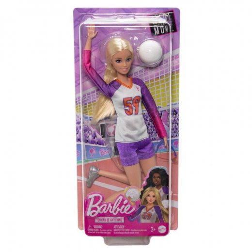 Barbie Career Articulated Volleyball i gruppen LEKSAKER / Barbie hos Spelexperten (960-2336)