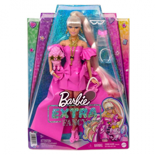 Barbie Extra Fancy Doll Pink Plastic i gruppen LEKSAKER / Barbie hos Spelexperten (960-2351)