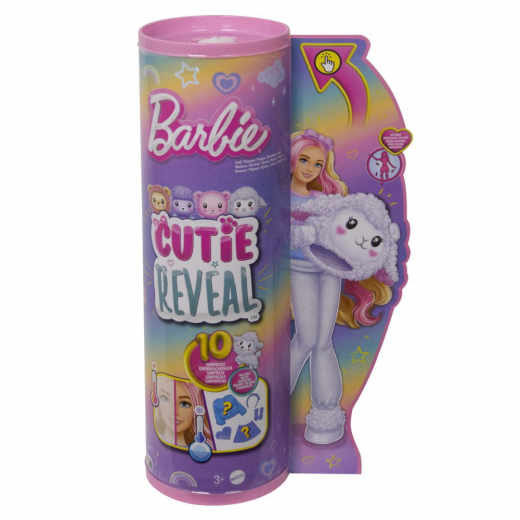 Barbie Cutie Reveal Barbie Cozy Lamb Tee i gruppen LEKSAKER / Barbie hos Spelexperten (960-2357)