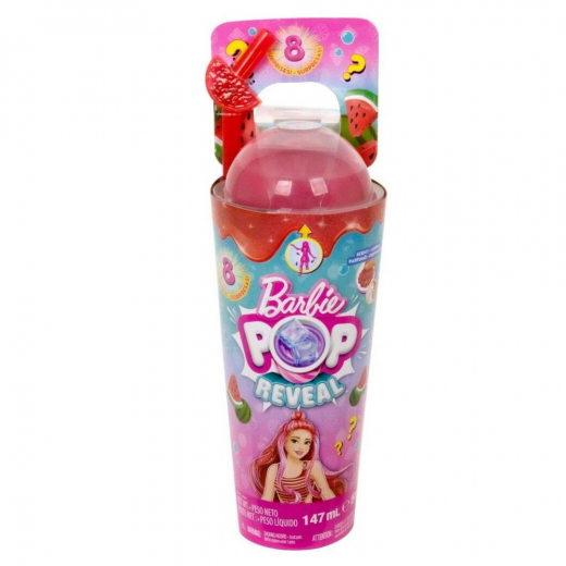 Barbie Pop Reveal - Watermelon Crush i gruppen LEKSAKER / Barbie hos Spelexperten (960-2368)
