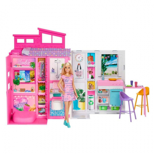 Barbie Getaway House Doll and Playset i gruppen LEKSAKER / Barbie hos Spelexperten (960-2403)