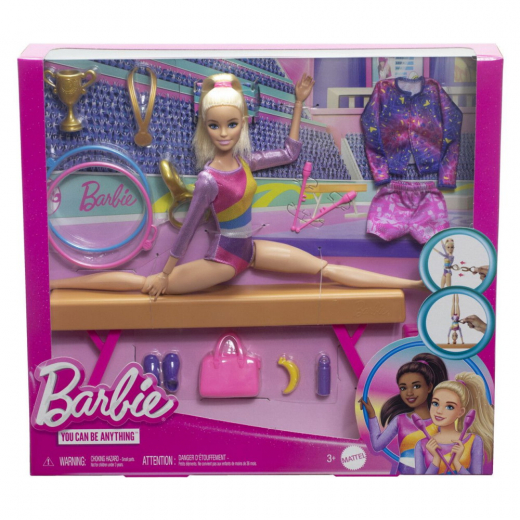 Barbie Career Gymnastics Playset i gruppen LEKSAKER / Barbie hos Spelexperten (960-2406)