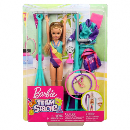 Barbie Stacie Gymnastics Playset i gruppen LEKSAKER / Barbie hos Spelexperten (960-2422)