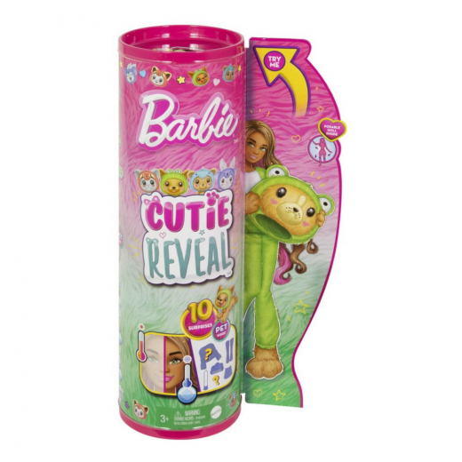 Barbie Cutie Reveal Costume Dog in Frog i gruppen LEKSAKER / Barbie hos Spelexperten (960-2427)