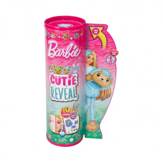 Barbie Cutie Reveal Costume Teddy Dolphin i gruppen LEKSAKER / Barbie hos Spelexperten (960-2428)
