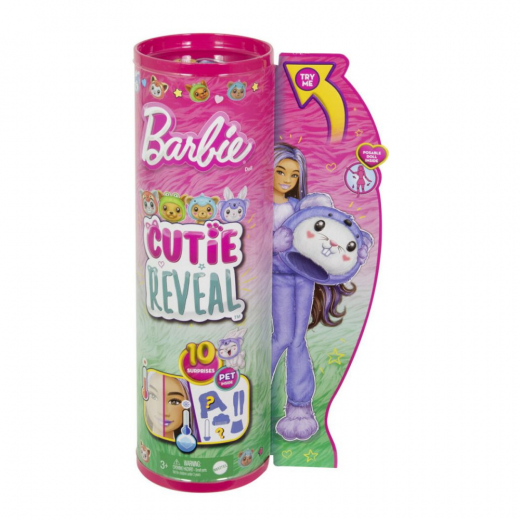 Barbie Cutie Reveal Costume Bunny in Koala i gruppen LEKSAKER / Barbie hos Spelexperten (960-2429)