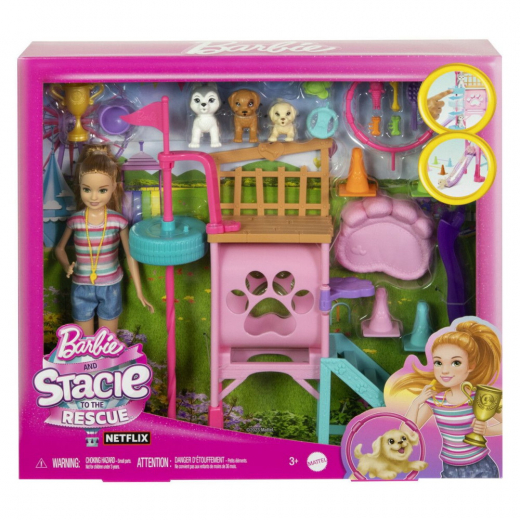 Barbie Stacie Puppy Playground Playset i gruppen LEKSAKER / Barbie hos Spelexperten (960-2433)