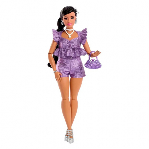 Barbie Deluxe Style - Purple Shorts i gruppen LEKSAKER / Barbie / Barbie Deluxe Style hos Spelexperten (960-2562)
