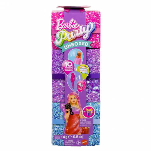 Barbie - Party Unboxed Red Sparkle i gruppen LEKSAKER / Barbie hos Spelexperten (960-2582)