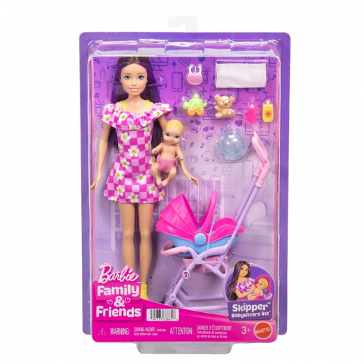 Barbie Babysitting Skipper Playset i gruppen LEKSAKER / Barbie hos Spelexperten (960-2608)