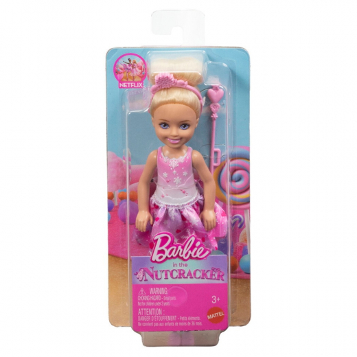 Barbie Nutcracker Chelsea Snowfairy White i gruppen LEKSAKER / Barbie hos Spelexperten (960-2654)