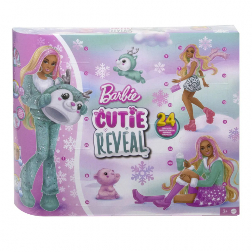 Barbie Cutie Reveal Adventskalender 2024 i gruppen  hos Spelexperten (960-9123)