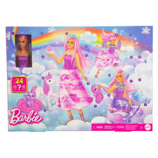 Barbie Adventskalender 2025 i gruppen LEKSAKER / Adventskalendrar hos Spelexperten (960-9125)