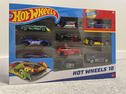 Hot Wheels 10-pack bilar i gruppen LEKSAKER / Leksaksfordon / Hot Wheels hos Spelexperten (965-0118)