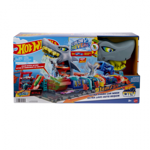 Hot Wheels City Ultra Shark Car Wash i gruppen  hos Spelexperten (965-2455)