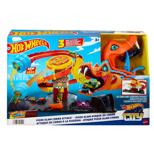 Hot Wheels - Pizza Slam Cobra Attack i gruppen  hos Spelexperten (965-2477)