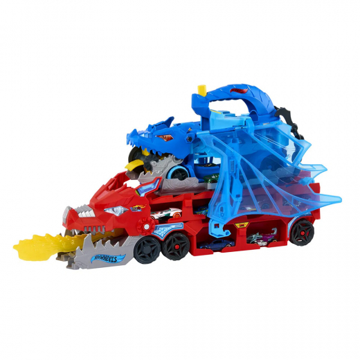 Hot Wheels City Ultimate Dual Dragon Hauler i gruppen LEKSAKER / Leksaksfordon / Hot Wheels hos Spelexperten (965-2552)
