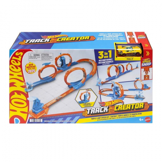 Hot Wheels Triple Loop Speed Kit i gruppen LEKSAKER / Leksaksfordon / Hot Wheels hos Spelexperten (965-2554)