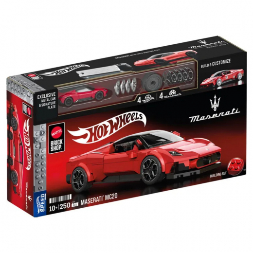 Brick Shop Speed Series Maserati MC20 i gruppen LEKSAKER / Leksaksfordon / Hot Wheels Brickshop hos Spelexperten (965-2566)