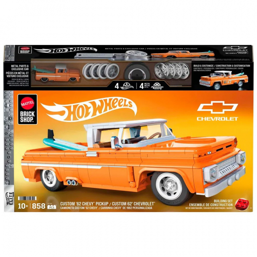 Brick Shop Elite Series '62 Chevy Pickup i gruppen LEKSAKER / Leksaksfordon / Hot Wheels Brickshop hos Spelexperten (965-2572)