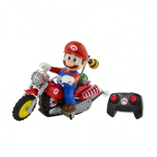 Hot Wheels Mario Movie Motorbike RC i gruppen LEKSAKER / Leksaksfordon / Hot Wheels hos Spelexperten (965-2623)