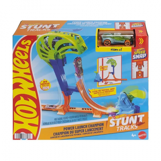 Hot Wheels Stunt Tracks Vertical Slam Launch i gruppen LEKSAKER / Leksaksfordon / Hot Wheels hos Spelexperten (965-2629)