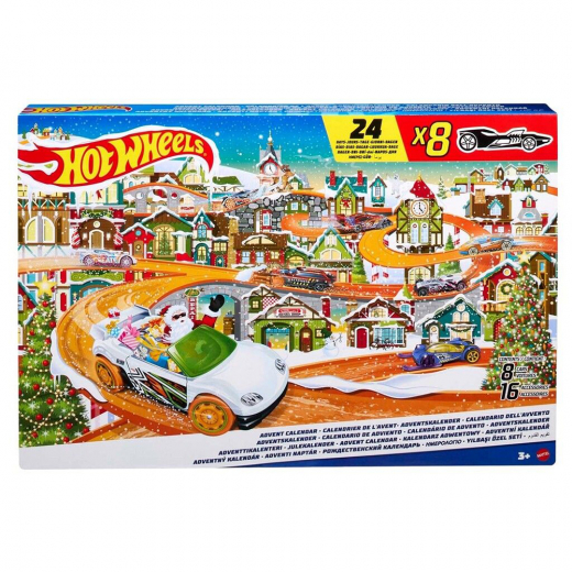 Hot Wheels Adventskalender 2023 i gruppen LEKSAKER / Leksaksfordon / Hot Wheels hos Spelexperten (965-9023)