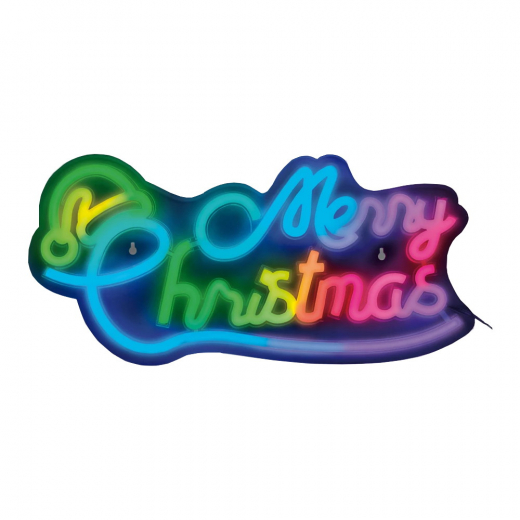 LED Neon Sign - Merry Christmas i gruppen LEKSAKER / Inredning / Lampor hos Spelexperten (96559)