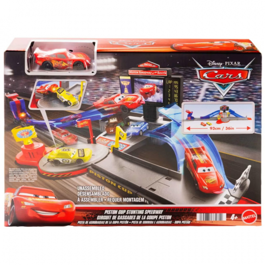 Pixar Cars Piston Cup Stunt Trackset i gruppen LEKSAKER / Leksaksfordon hos Spelexperten (966-2601)