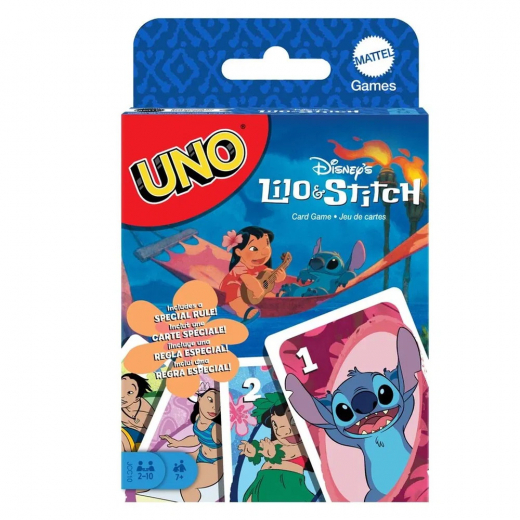 UNO Lilo & Stitch i gruppen SÄLLSKAPSSPEL / Spelserier / UNO hos Spelexperten (967-2551)