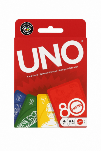 UNO Mattel 80th Ruby Red i gruppen SÄLLSKAPSSPEL / Kortspel hos Spelexperten (967-2553)