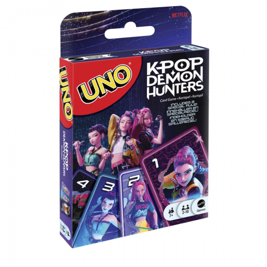 UNO KPop Demon Hunters i gruppen SÄLLSKAPSSPEL / Spelserier / UNO hos Spelexperten (967-2654)