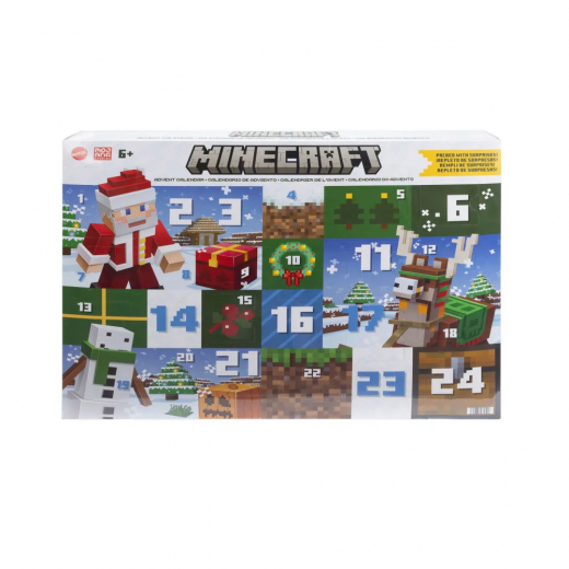 Minecraft Core Figures adventskalender 2025 i gruppen LEKSAKER / Adventskalendrar hos Spelexperten (968-9024)