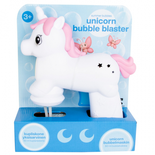 Såpbubbelpistol - Enhörning 60ml  i gruppen LEKSAKER / Vattenlek / Vattenpistoler hos Spelexperten (97026003)