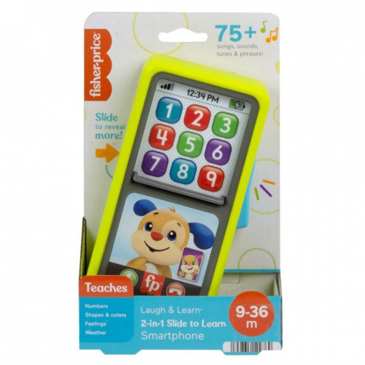 Fisher Price Slide to Learn Smartphone i gruppen LEKSAKER / Barn & baby hos Spelexperten (972-1654)