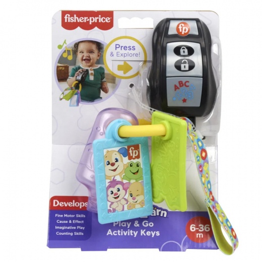 Fisher Price - Lek och lär nycklar i gruppen LEKSAKER / Barn & baby / Barn & babyleksaker hos Spelexperten (972-2458)