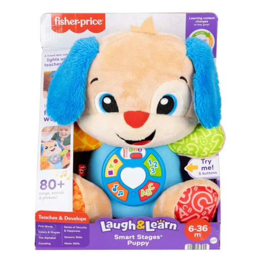 Fisher Price Skratta och Lär - Hund i gruppen LEKSAKER / Barn & baby / Barn & babyleksaker hos Spelexperten (972-2501)