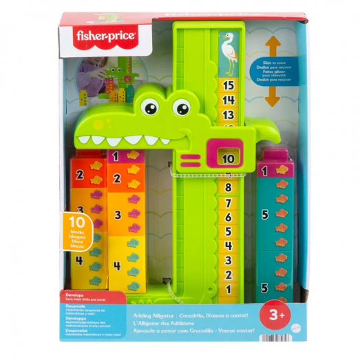 Fisher Price Adding Alligator i gruppen LEKSAKER / Barn & baby / Barn & babyleksaker hos Spelexperten (972-2508)