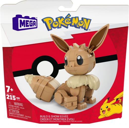 MEGA Pokémon Medium Character - Eevee i gruppen LEKSAKER / Byggklossar hos Spelexperten (973-1118-E)